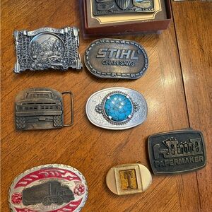 Vintage Belt Buckle Collection